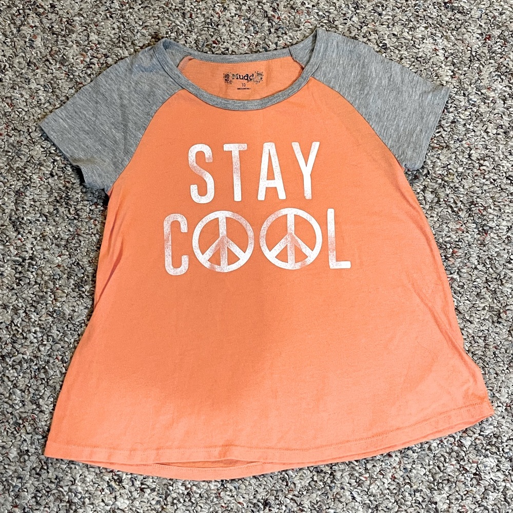 Girls Mudd Stay Cool T-shirt size 10